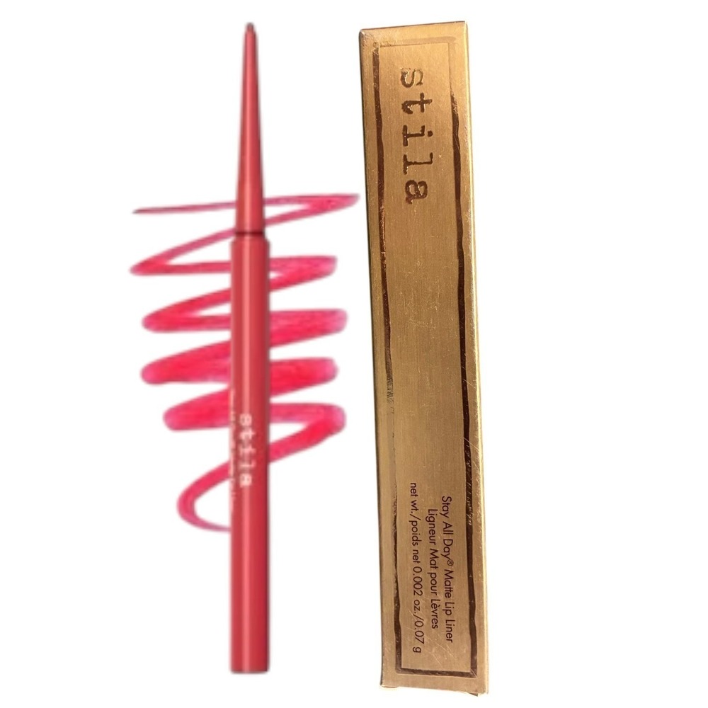 Stila Stay All Day Matte Lip Liner Enduring Rich Rose Longwear Bleed Proof NIB